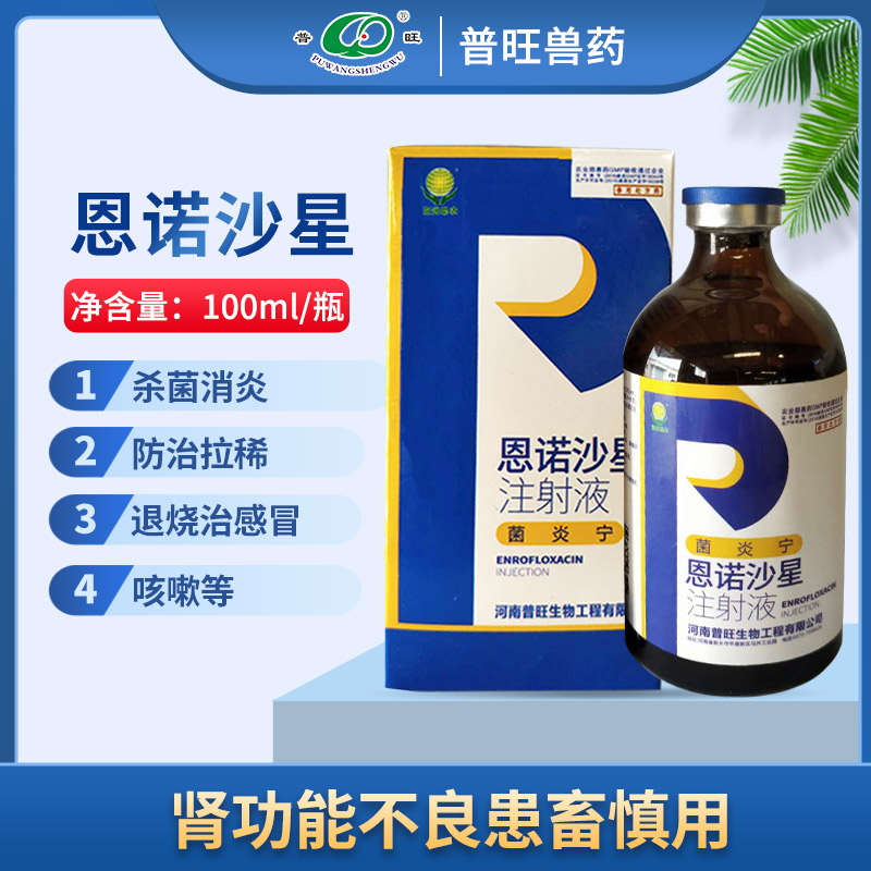 菌炎寧 恩諾沙星注射液 獸藥廠家批發